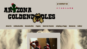 What Arizonagoldendoodles.com website looked like in 2020 (4 years ago)