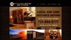 What Aaffordablemovinginc.com website looked like in 2020 (4 years ago)