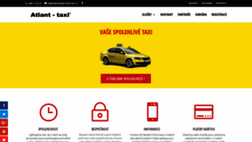 What Atlanttaxi-olomouc.cz website looked like in 2020 (4 years ago)
