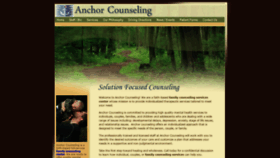 What Anchor-counseling.com website looked like in 2020 (4 years ago)