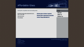 What Affordableglass.net website looked like in 2020 (4 years ago)