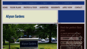 What Allysongardens.com website looked like in 2020 (4 years ago)