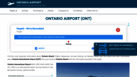 What Airport-ontario.com website looked like in 2020 (4 years ago)