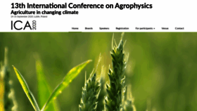 What Agrophysics.org website looked like in 2020 (4 years ago)
