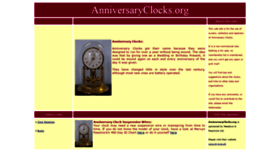 What Anniversaryclocks.org website looked like in 2020 (4 years ago)
