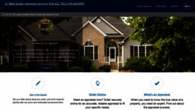 What Ajrealestateappraisal.com website looked like in 2020 (4 years ago)