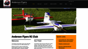What Andersonflyersrcclub.com website looked like in 2020 (4 years ago)