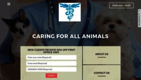 What Animalmedcarecenter.com website looked like in 2020 (4 years ago)