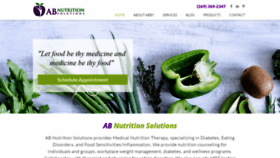What Abnutritionsolutions.com website looked like in 2020 (4 years ago)
