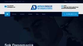 What Antalyasgkdanismanlik.com website looked like in 2020 (4 years ago)