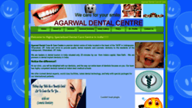 What Agarwaldental.com website looked like in 2020 (4 years ago)