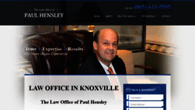 What Attorneyknoxvilletn.com website looked like in 2020 (4 years ago)
