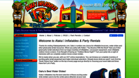 What Alakaipartyrents.com website looked like in 2020 (4 years ago)