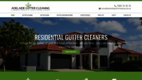 What Adelaideguttercleaning.com.au website looked like in 2020 (4 years ago)