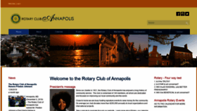 What Annapolisrotary.org website looked like in 2020 (4 years ago)