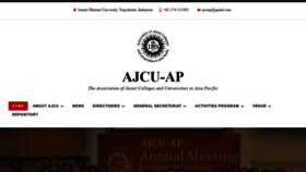 What Ajcu-ap.org website looked like in 2020 (4 years ago)