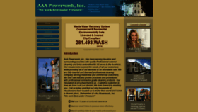 What Aaapowerwashinc.com website looked like in 2020 (4 years ago)