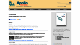 What Apollomedicine.org website looked like in 2020 (4 years ago)