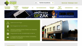 What Apotheekleupe.be website looked like in 2020 (4 years ago)