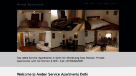 What Amberserviceapartments.com website looked like in 2020 (4 years ago)