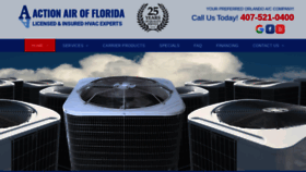 What Actionairfl.com website looked like in 2020 (4 years ago)