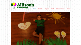 What Allisonsclubhouse.com website looked like in 2020 (4 years ago)