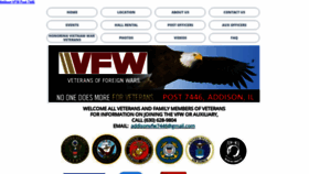 What Addisonvfw.org website looked like in 2020 (4 years ago)
