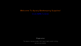 What Apiarybeekeepingsupplies.com website looked like in 2020 (4 years ago)