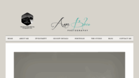 What Anableuphotography.com website looked like in 2020 (4 years ago)
