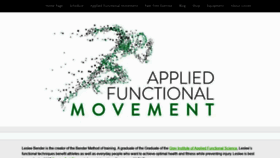 What Appliedfunctionalmovement.com website looked like in 2020 (4 years ago)