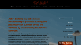 What Activebuildinginspections.com.au website looked like in 2020 (4 years ago)