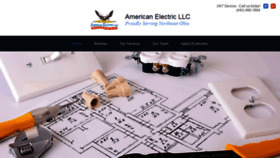 What Americanelectricoh.com website looked like in 2020 (4 years ago)