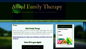 What Alliedfamilytherapy.com website looked like in 2020 (4 years ago)