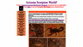 What Azscorpion.com website looked like in 2020 (4 years ago)