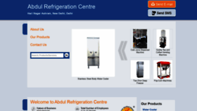 What Abdulrefrigeration.com website looked like in 2020 (4 years ago)
