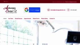 What Amburgeydental.com website looked like in 2020 (4 years ago)