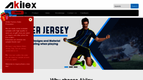 What Akilexsportswear.com website looked like in 2020 (4 years ago)