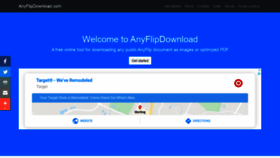 What Anyflipdownload.com website looked like in 2020 (4 years ago)