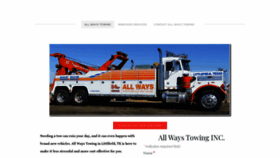 What Allwaystowingtx.com website looked like in 2020 (4 years ago)