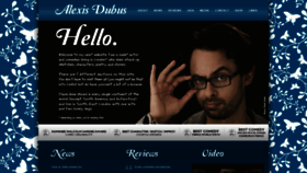 What Alexisdubus.com website looked like in 2020 (4 years ago)