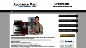 What Appliance-mart.com website looked like in 2020 (4 years ago)