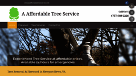 What Aaffordabletreeservice.net website looked like in 2020 (4 years ago)