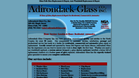 What Adirondackglass.com website looked like in 2020 (4 years ago)