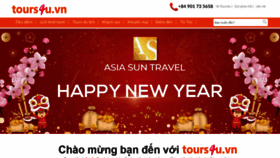 What Asiasuntravel.com website looked like in 2020 (4 years ago)