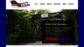 What Ameri-link.com website looked like in 2020 (4 years ago)