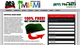 What Artificialgrass-miami.com website looked like in 2020 (4 years ago)