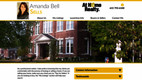What Amandabellsells.com website looked like in 2020 (4 years ago)