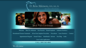 What Atkinsonimplants.com website looked like in 2020 (4 years ago)