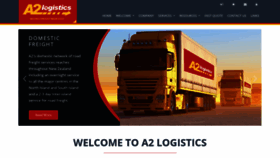 What A2logistics.co.nz website looked like in 2020 (4 years ago)