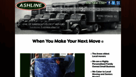What Ashlinemoving.com website looked like in 2020 (4 years ago)